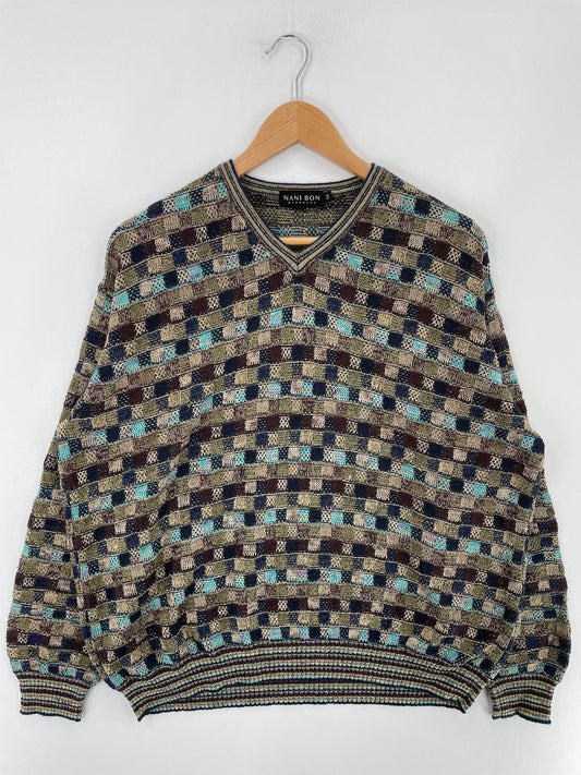 Vintage COOGI Style Size Approx.XL Cotton Knit Sweater / F5796K
