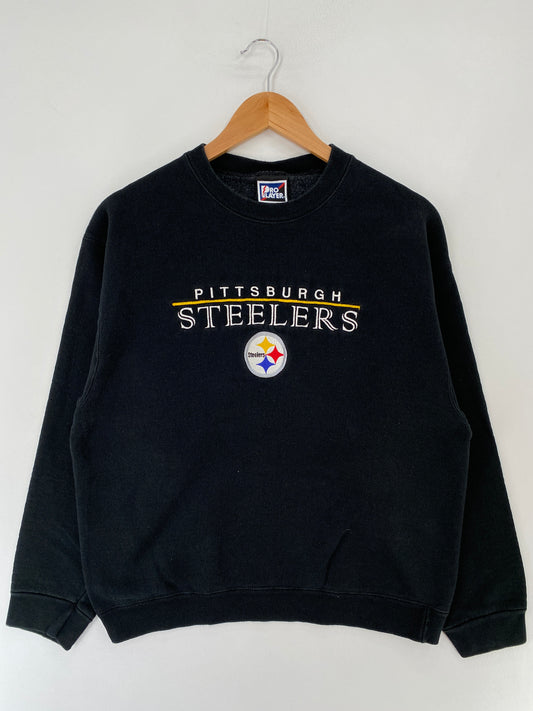 00' PITTSBURGH STEELERS Size L Vintage NFL Sweat-Shirt / F267S