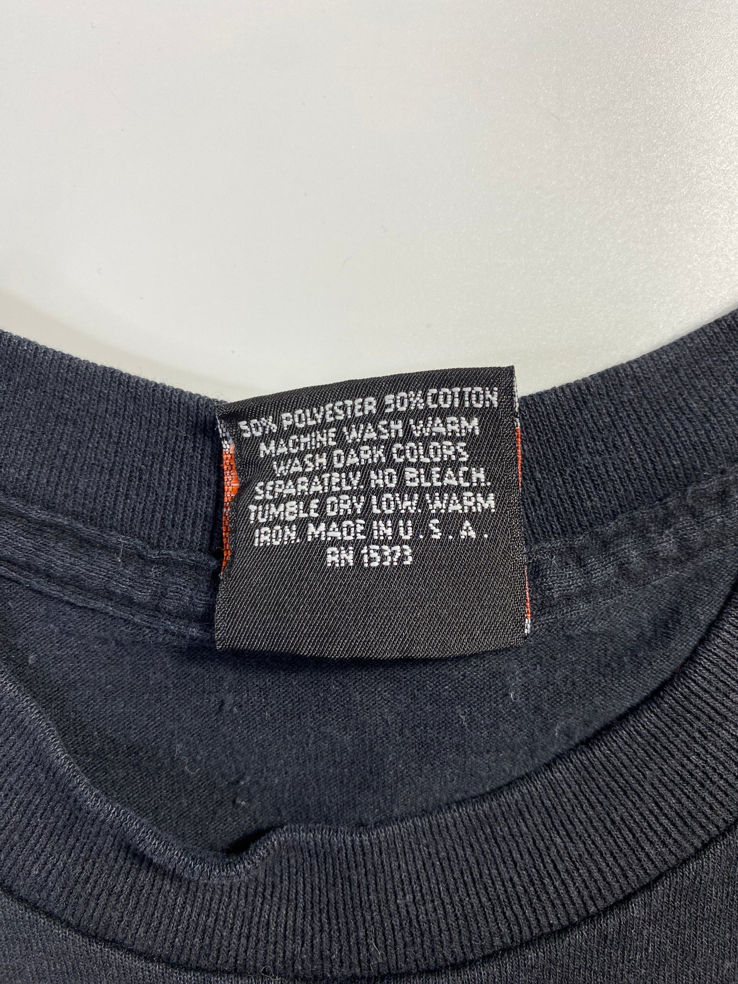 1990 HARLEY DAVIDSON Made in USA Size L Vintage T-Shirt / E8559T