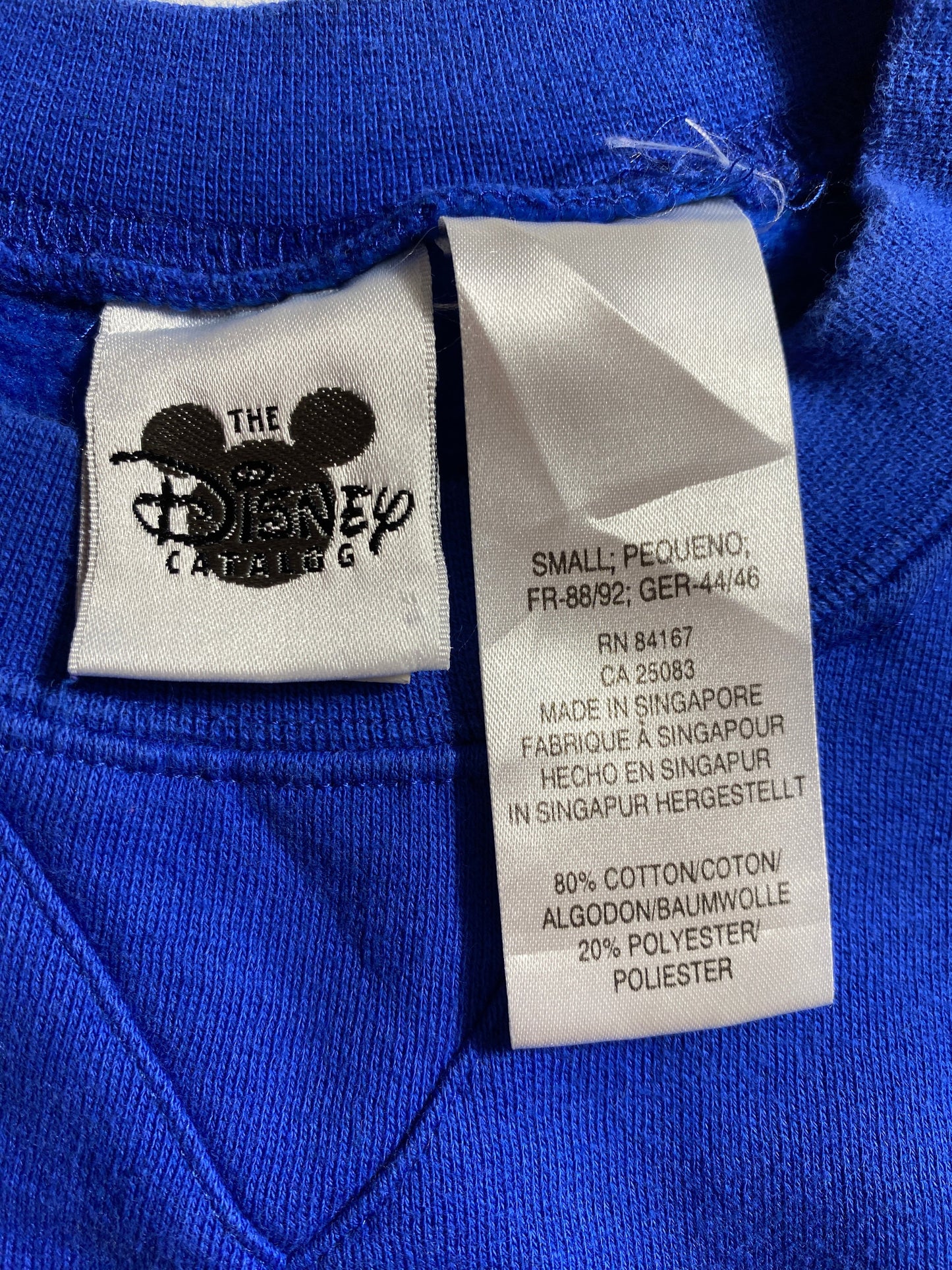 00' DISNEY DONALD DUCK Size S Vintage Sweat-Shirt / G5074S