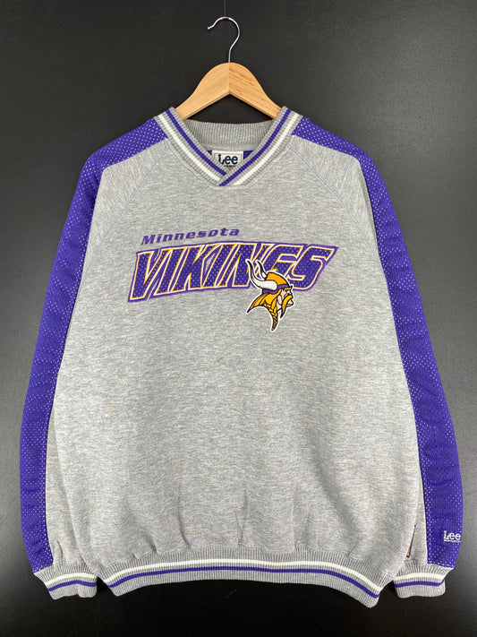 00’ MINNESOTA VIKINGS Size XL Vintage NFL Sweat-Shirt / F198S