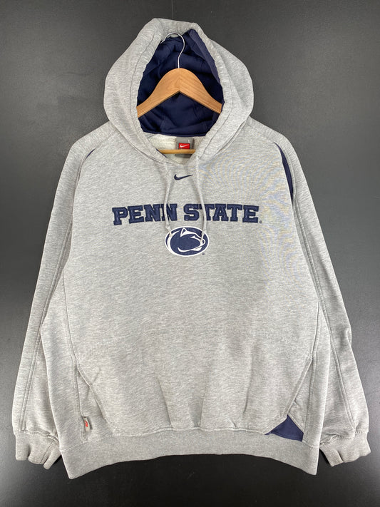 00' NIKE x PENN STATE Size L Vintage College Hoodie Sweat shirt / E9028S