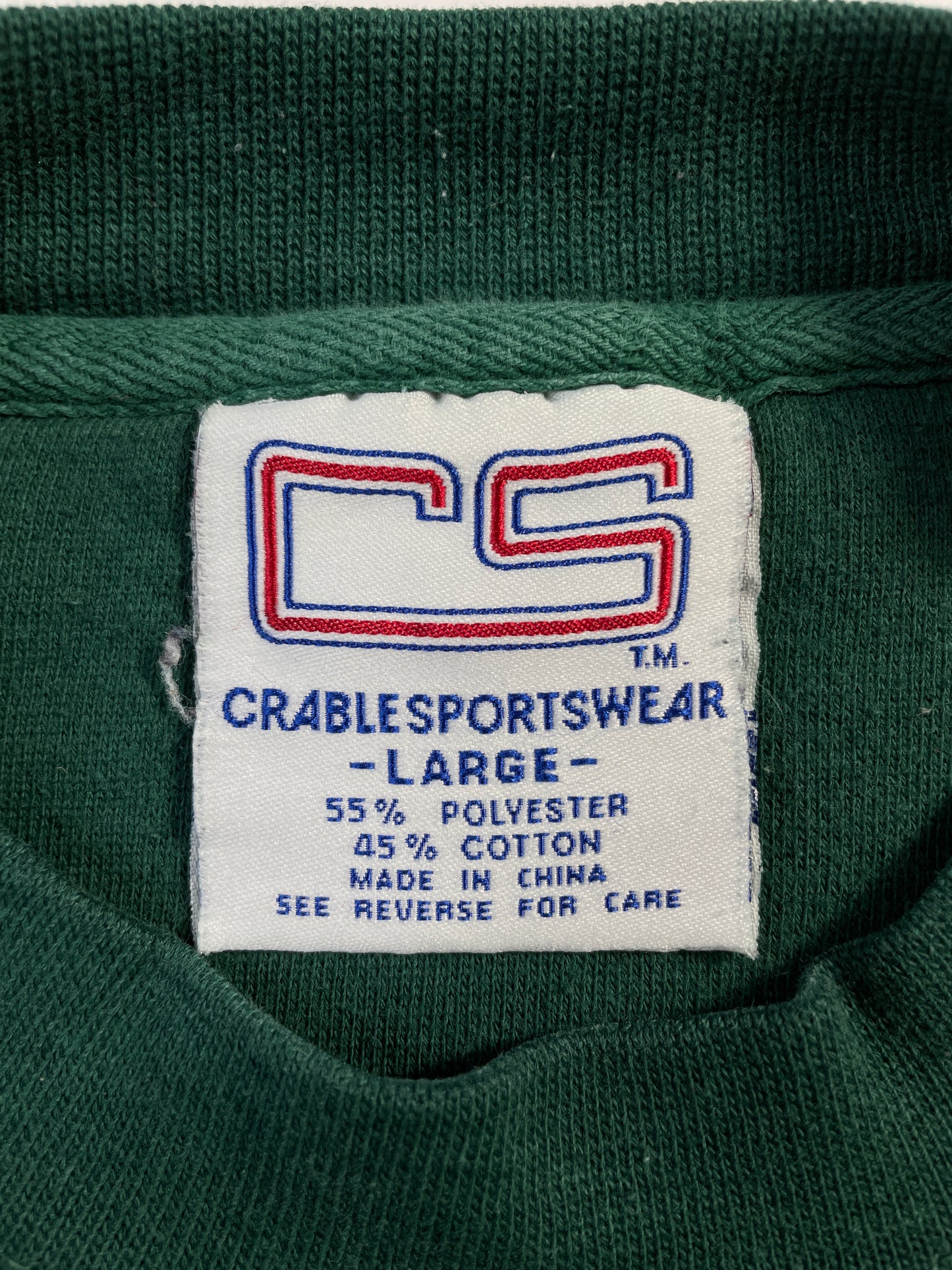 00' NOTRE DAME Size L Vintage College Sweat-Shirt / F742S