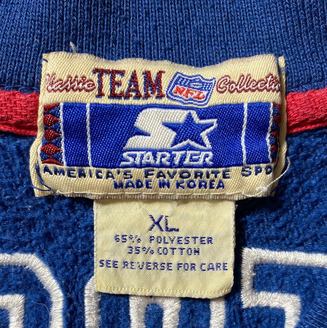 90’s STARTER x NEW ENGLAND PATRIOTS DREW BLEDSOE Size XL Vintage NFL Sweat-Shirt/ G5820S