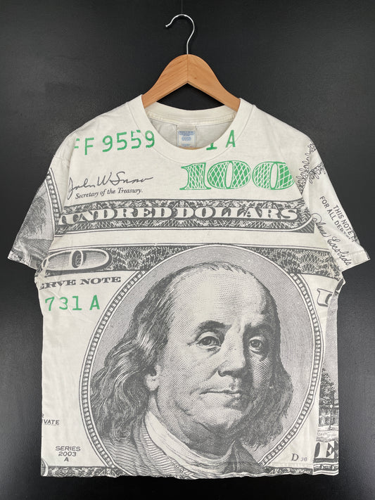 00’ HUNDRED DOLLARS Size L Vintage T-shirt / F103T