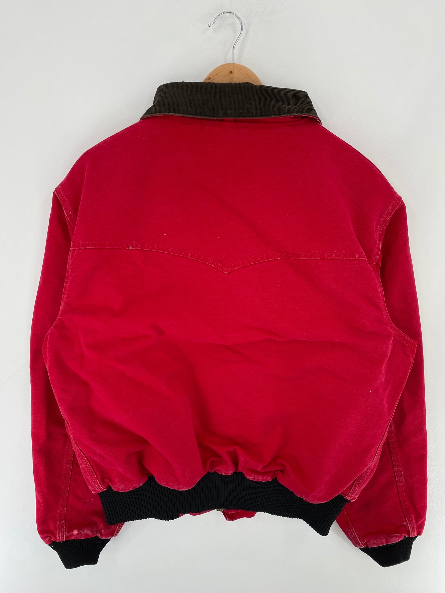 .Vintage CARHARTT Size Approx M Zip-up Duck Jacket / F2943J