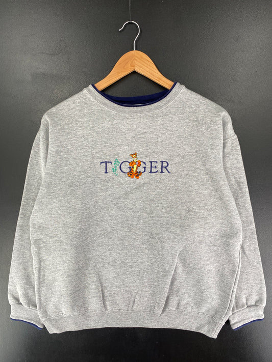 00' DISNEY TIGGER Size L Vintage Sweat-Shirt / E8878S