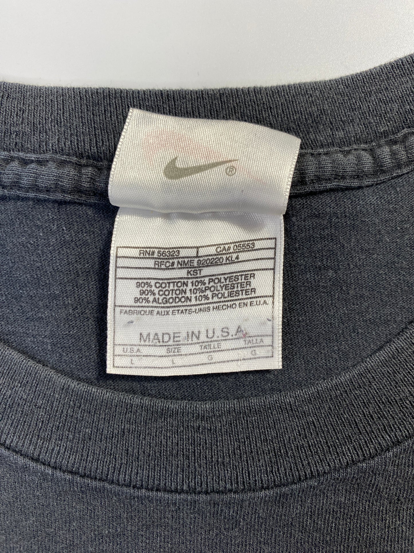 90’s NIKE x MICHAEL JORDAN'S THE RESTAURANT Made in USA Size L Vintage T-Shirt / E8738T