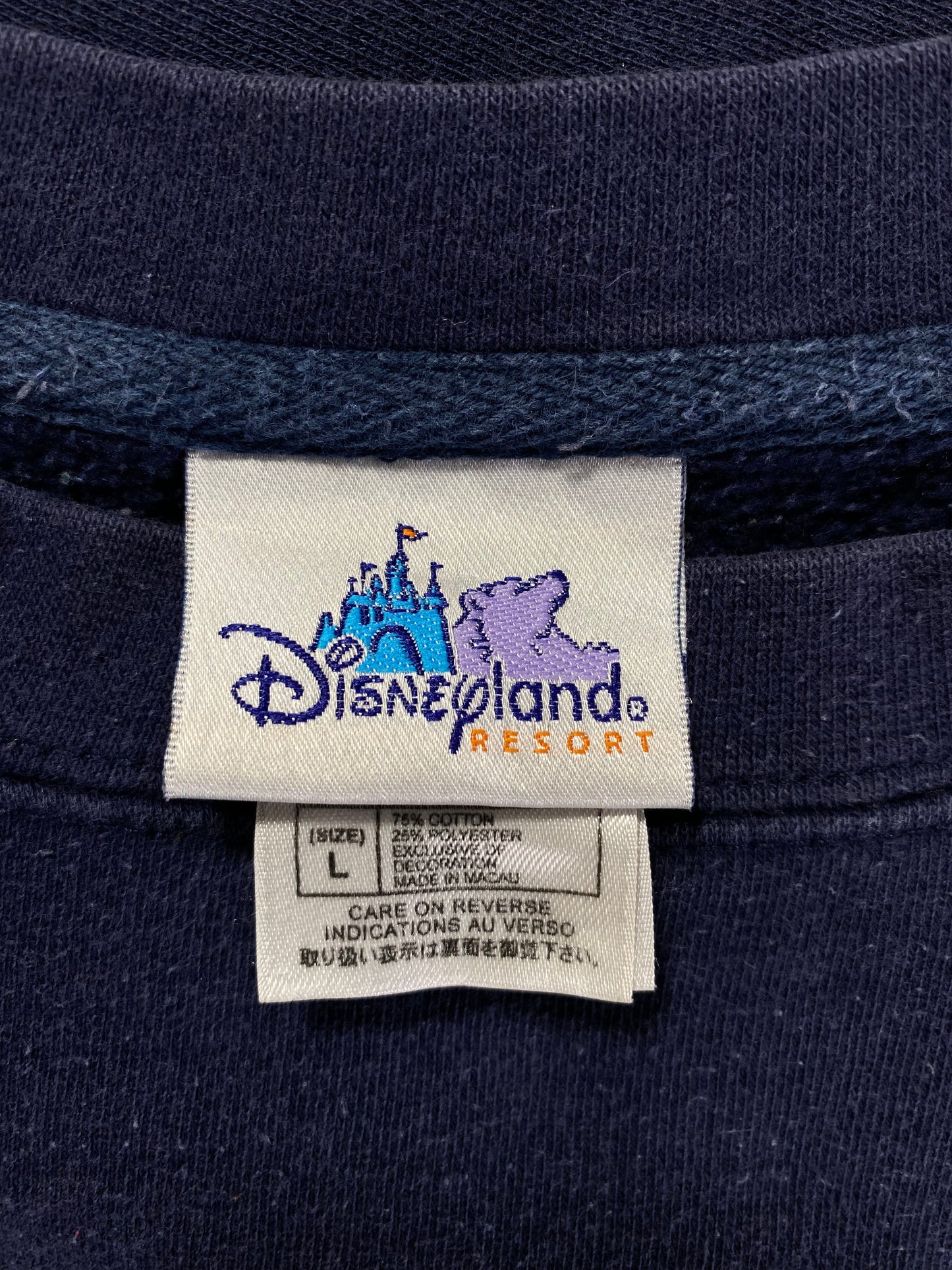 00' DISNEY LAND MICKEY Size L Vintage Sweat-Shirt / G7091S