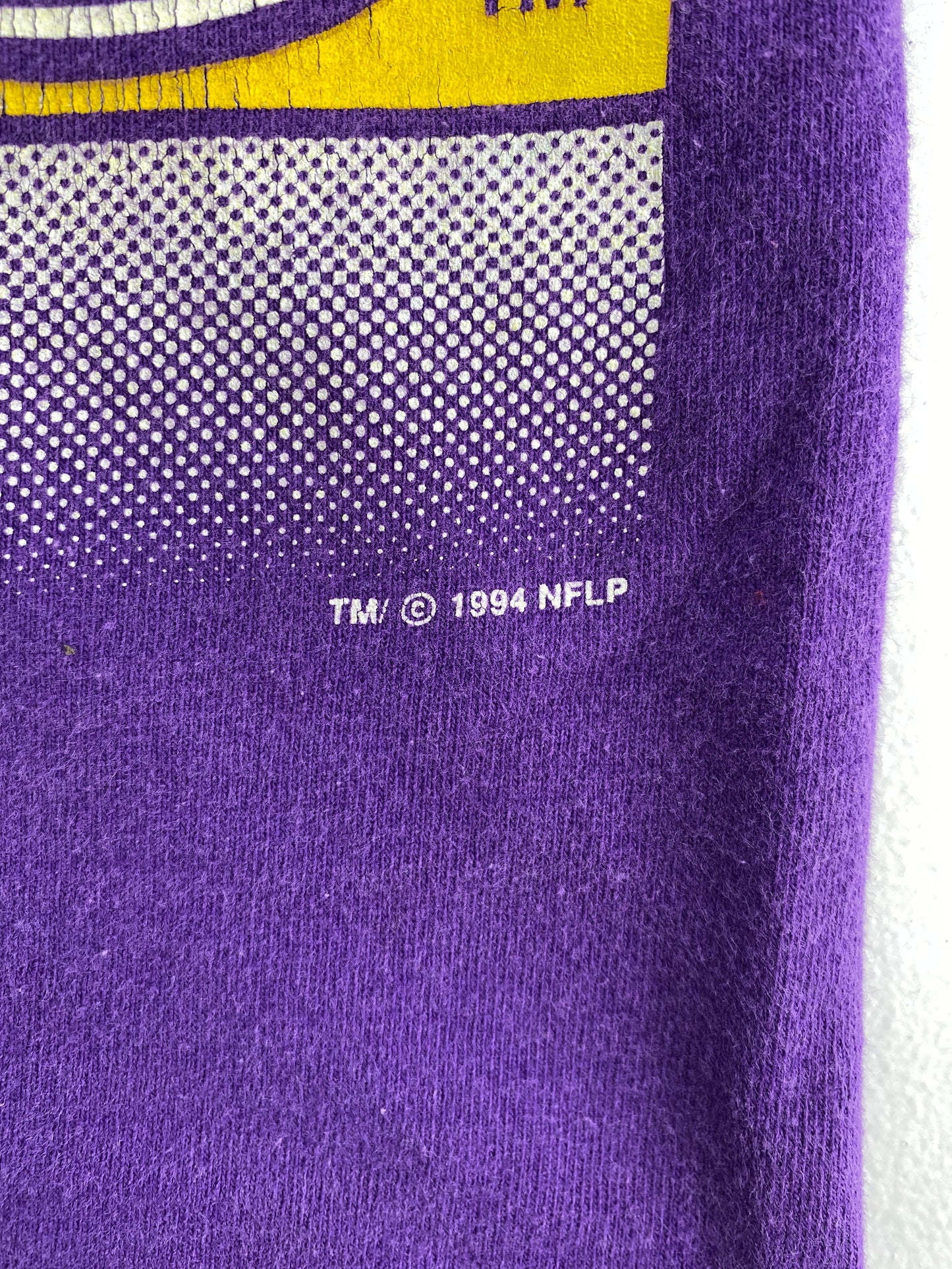 1994 SALEM x MINNESOTA VIKINGS Made in USA Size XL Vintage NFL T-shirt / E9436T