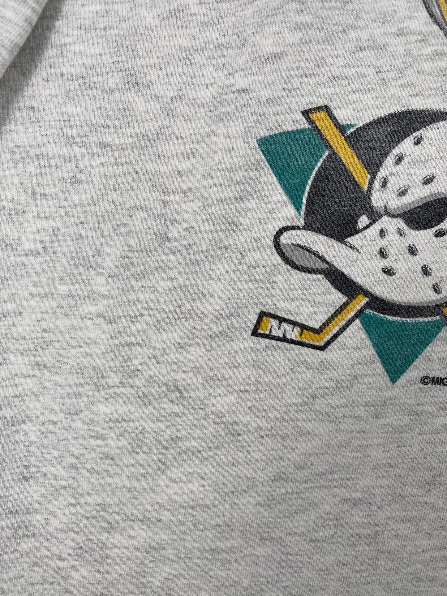 90’s ANAHEIM DUCKS Made in USA Size XL Vintage NHL T-shirt / E9657T
