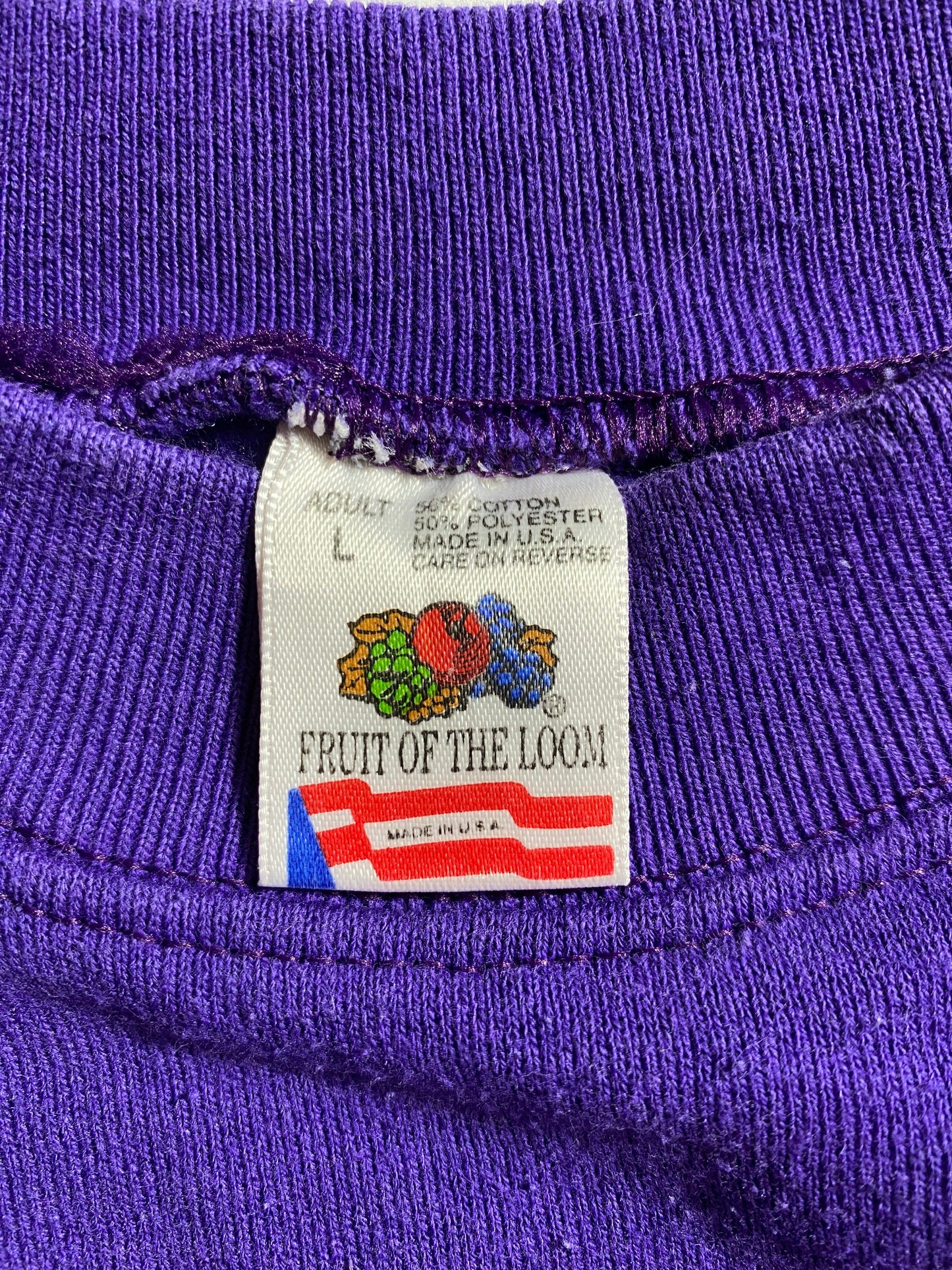 .90’s PANTHERS Made in USA Size L Vintage NFL Sweat-Shirt / F5543S