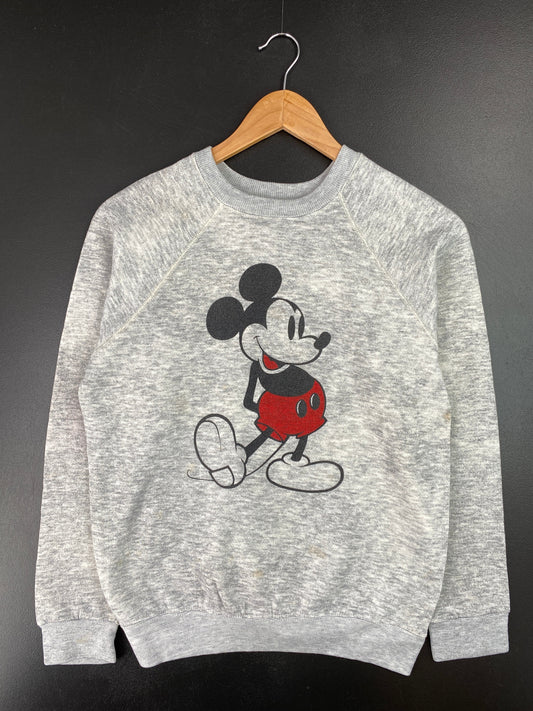 .90's DISNEY MICKEY Size M Vintage Sweat-shirt / E7454S