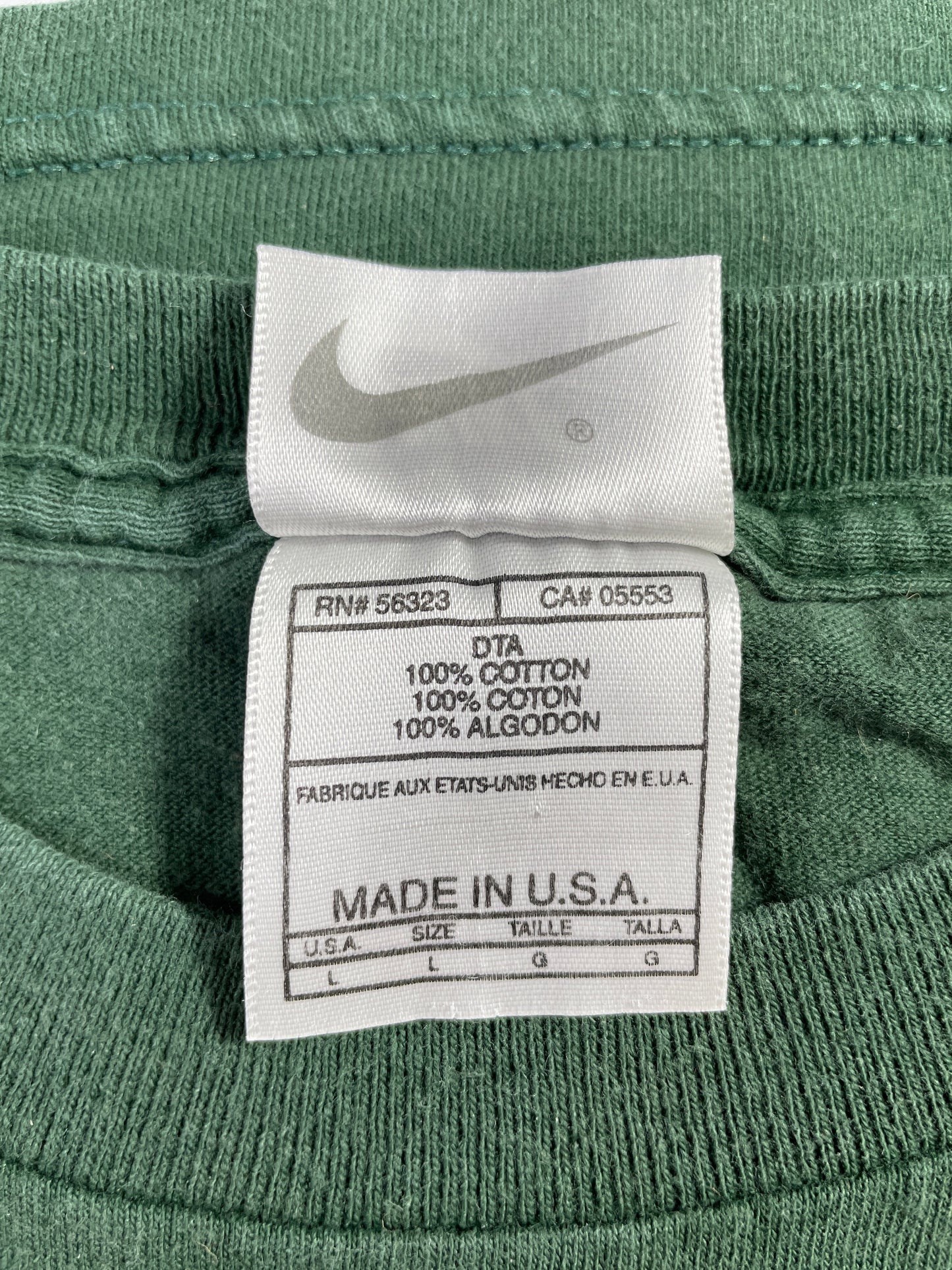 90’s NIKE MINI SWOOSH Made in USA Size L Vintage T-Shirt / F1381T