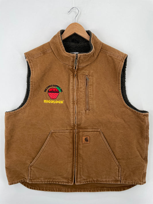 Vintage CARHARTT Size XL Duck Vest / F7231J