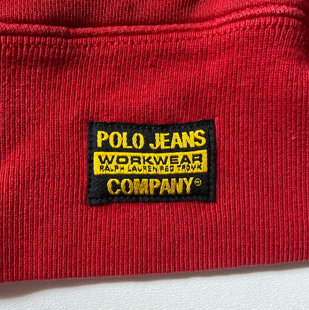 Vintage POLO JEANS RALPH LAUREN Size XXL Vintage Hoodie Sweat-shirt / G911S