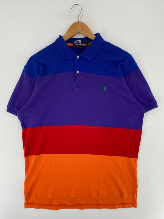 .90's POLO RALPH LAUREN Size L Vintage Polo-Shirt / E9153R
