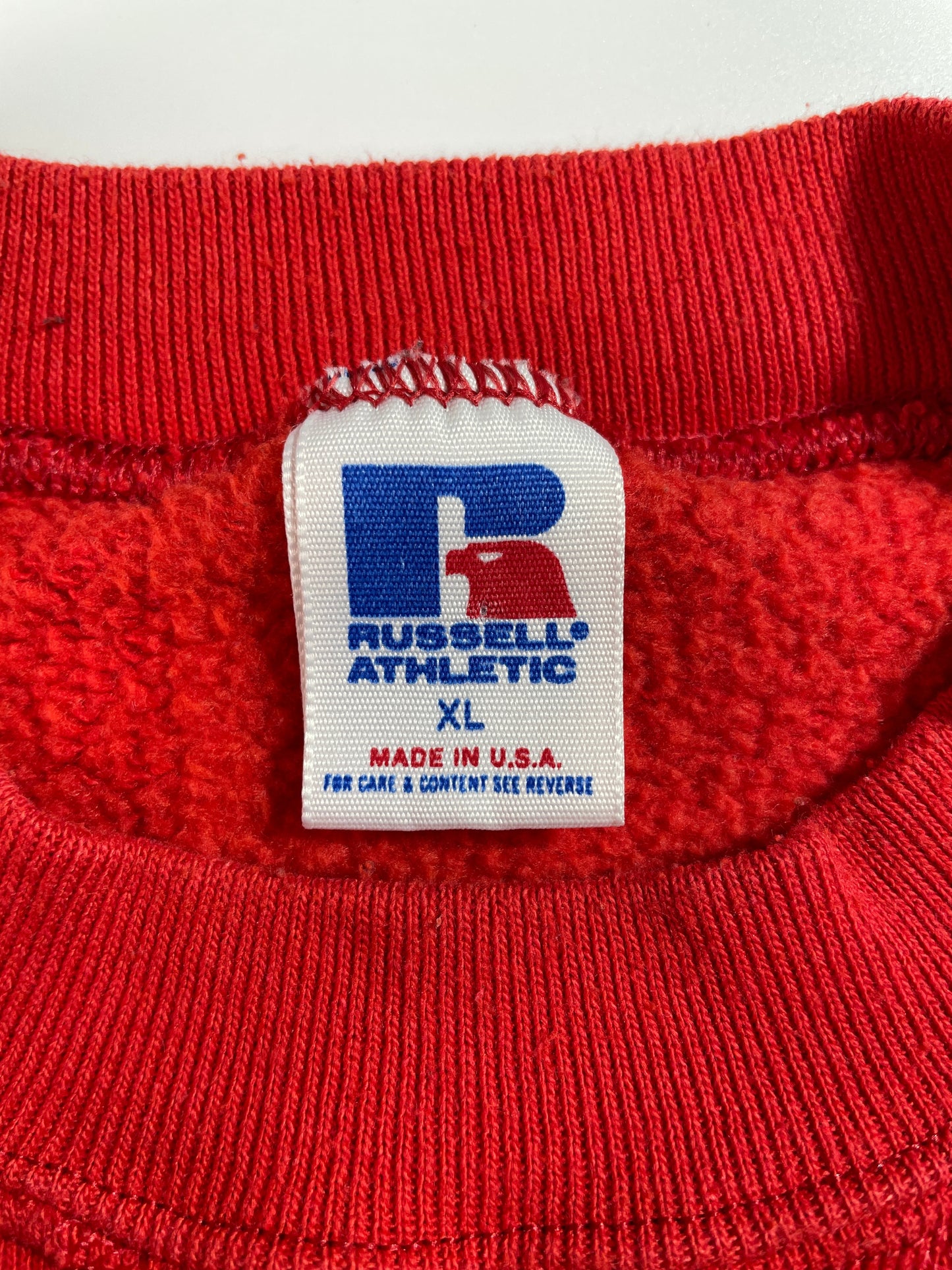 1988 RUSSELL x UNIVERSITY OF OKLAHOMA SOONERS Size XL Vintage College Sweat Shirt / F5218S