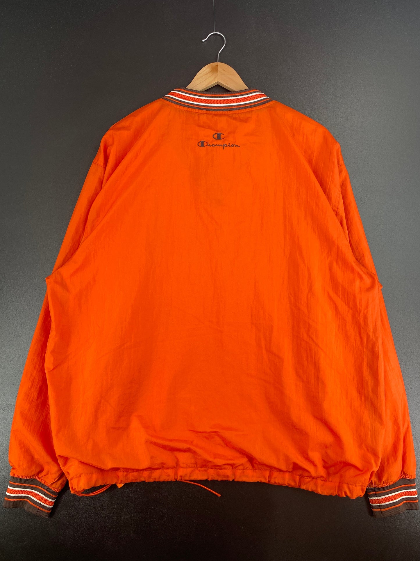 Vintage Champion x BOWLING GREEN STATE UNIVERSITY Size L Vintage College Nylon Pullover Jacket / G2658N