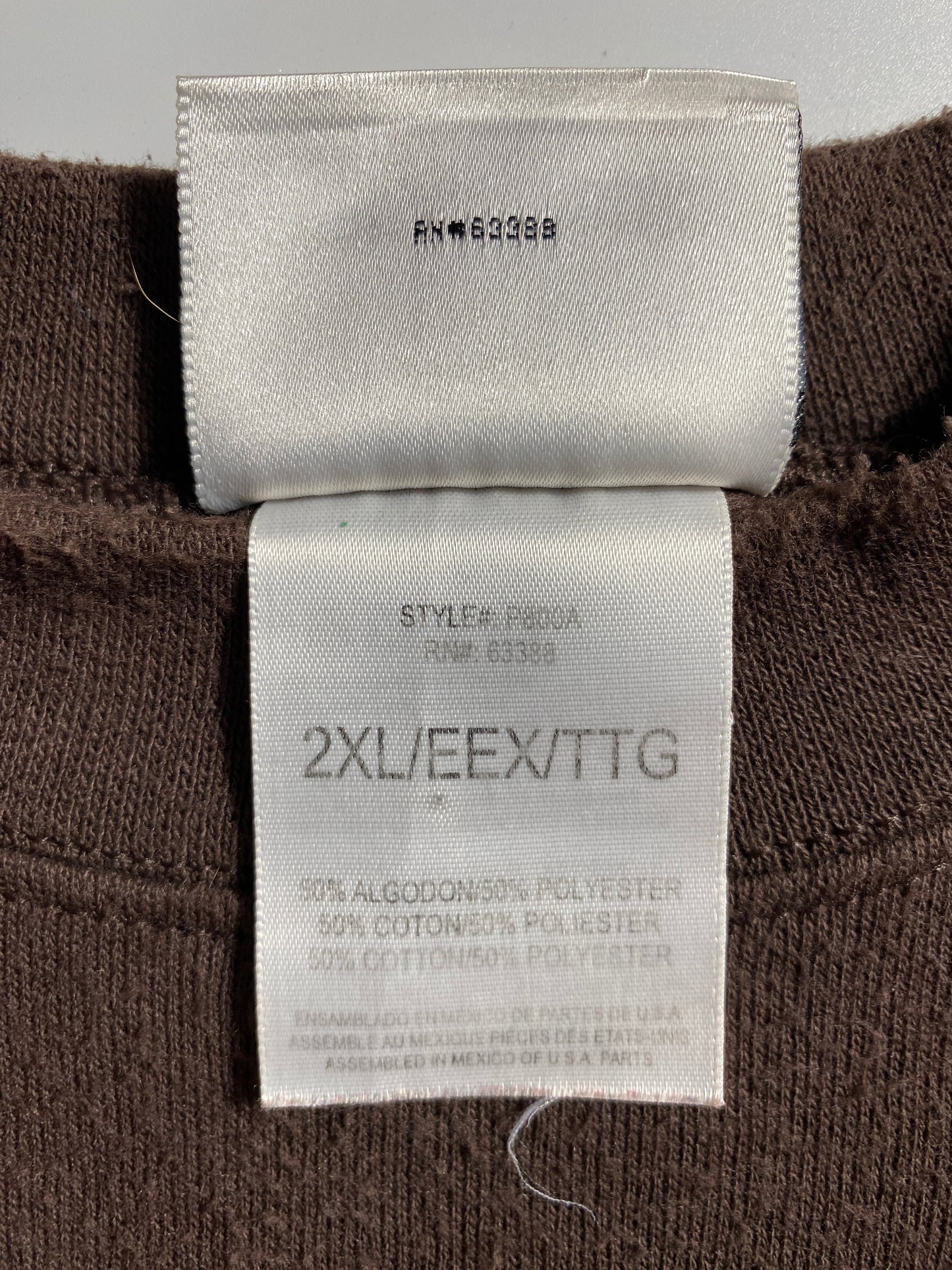 00’ CLEVELAND BROWNS Size XXL NFL Sweat-shirt / E9303S