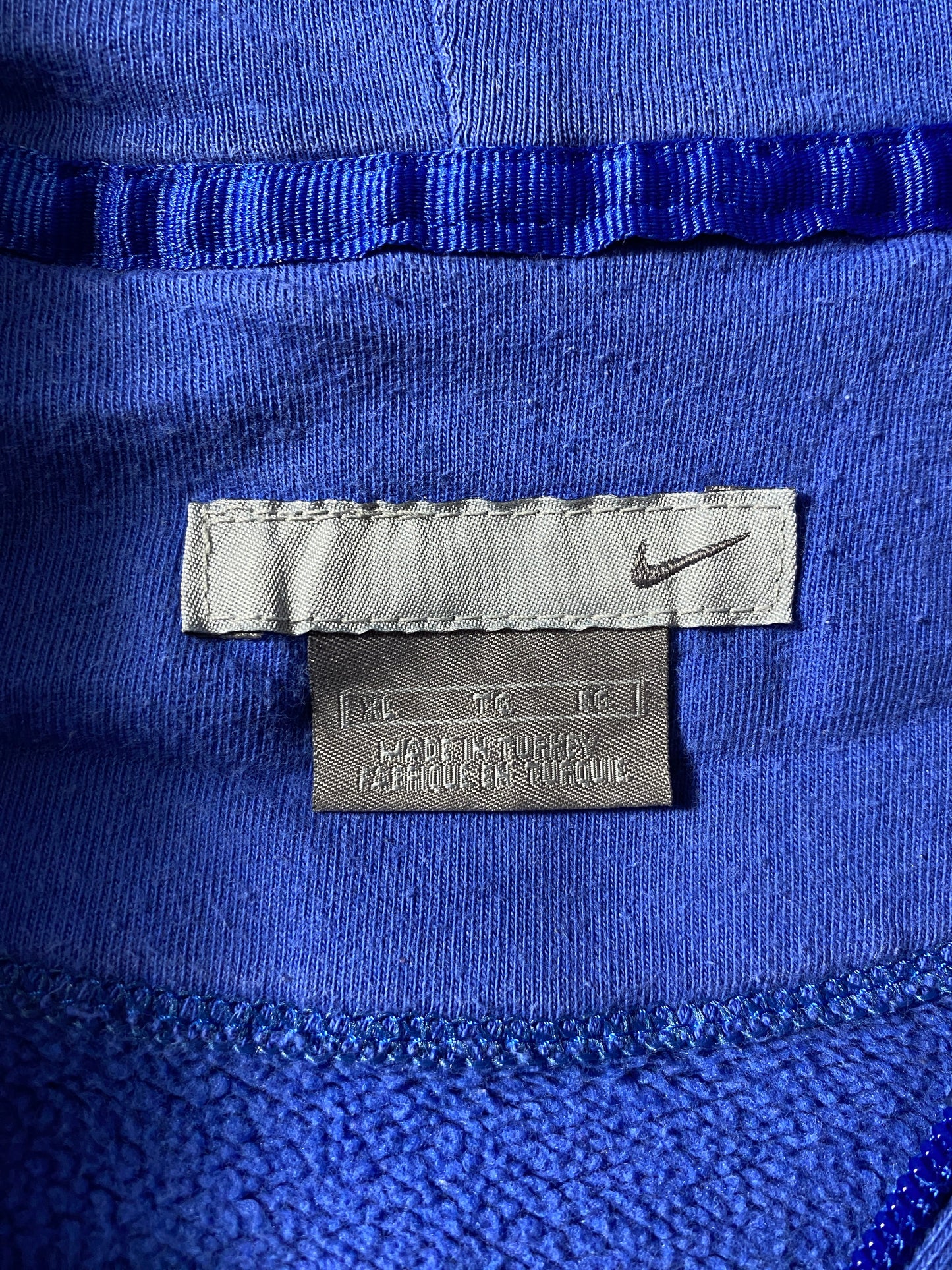 00’ NIKE MINI SWOOSH Size XL Vintage Zip Up Hoodie Sweat-shirt / G4631S