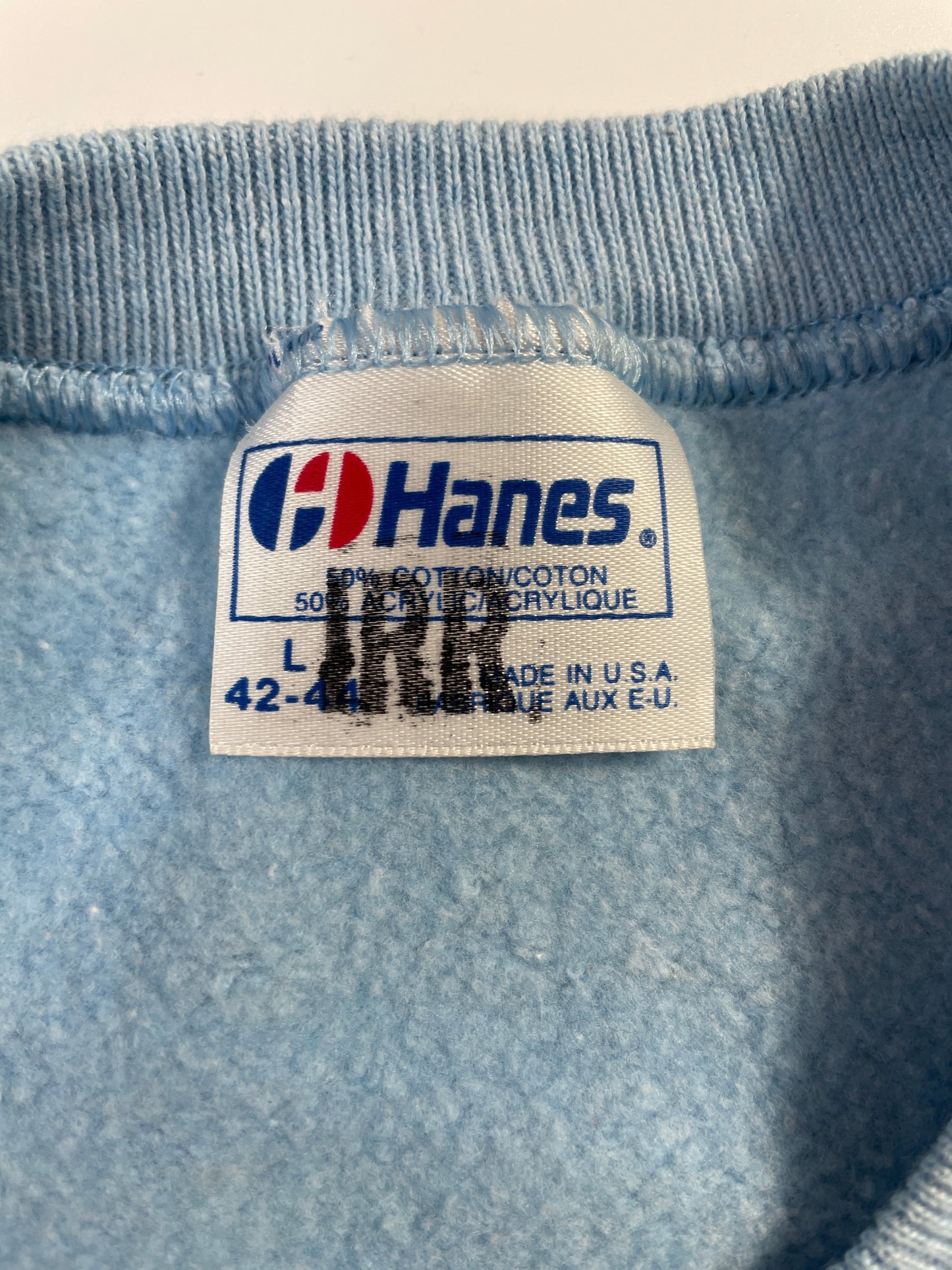 80’s HUG ME! Made in USA Size L Vintage Animal Sweat-Shirt / G4873S