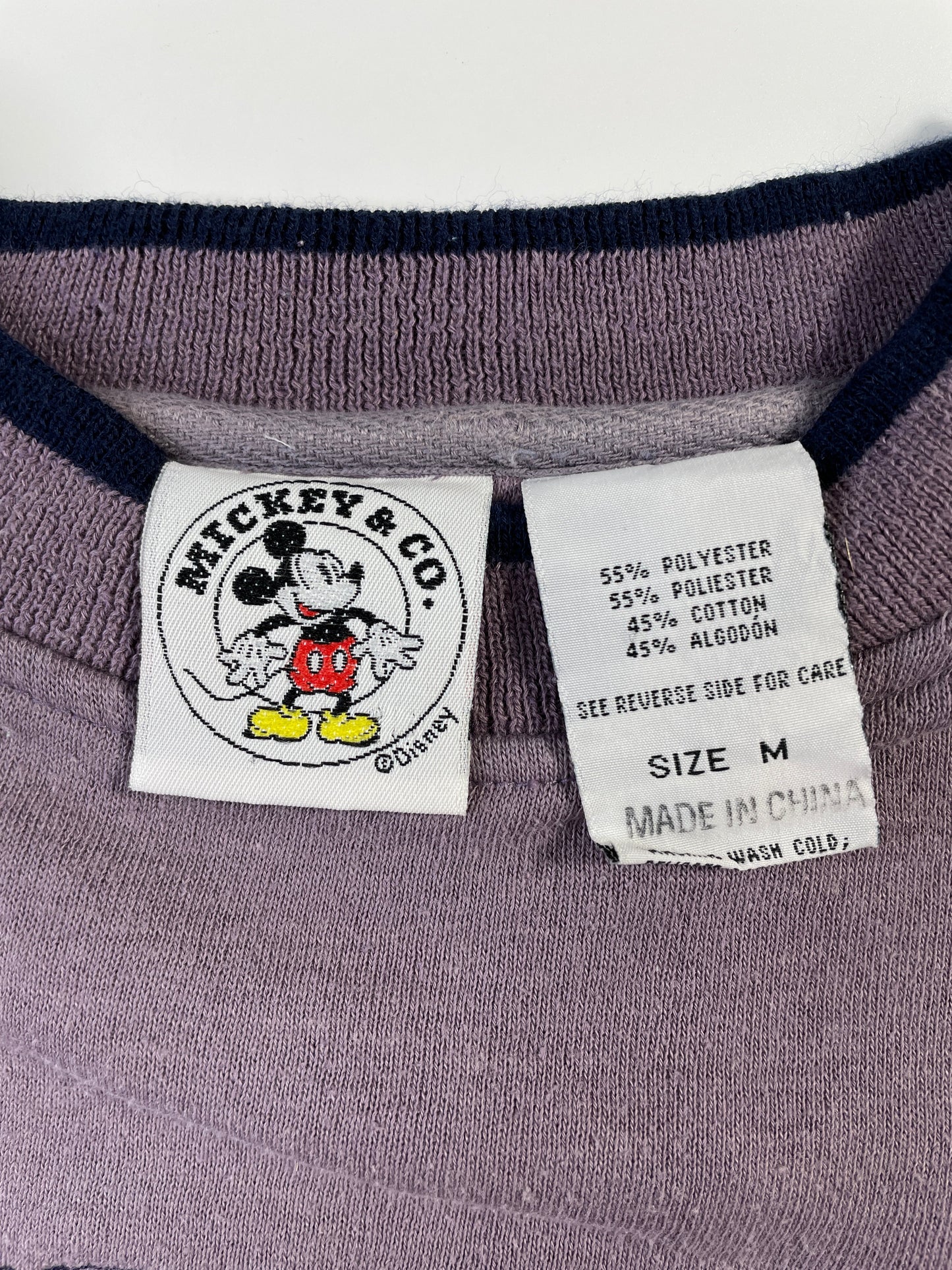 .90’s DISNEY MICKEY Size M Vintage Sweat-shirt / F2844S