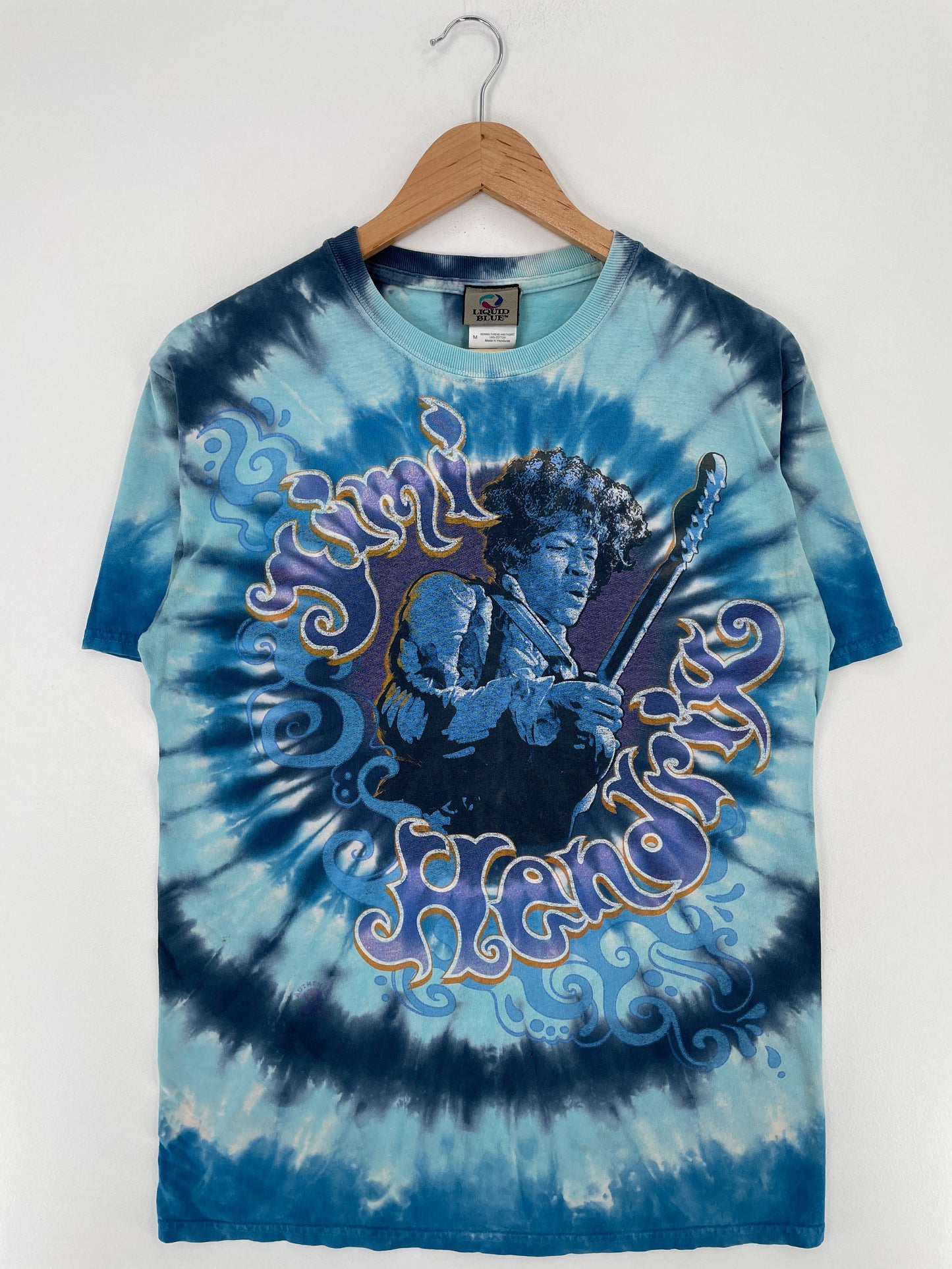 .Vintage LIQUID BLUE x JIMI HENDRIX Size M Vintage T-Shirt / F1679T