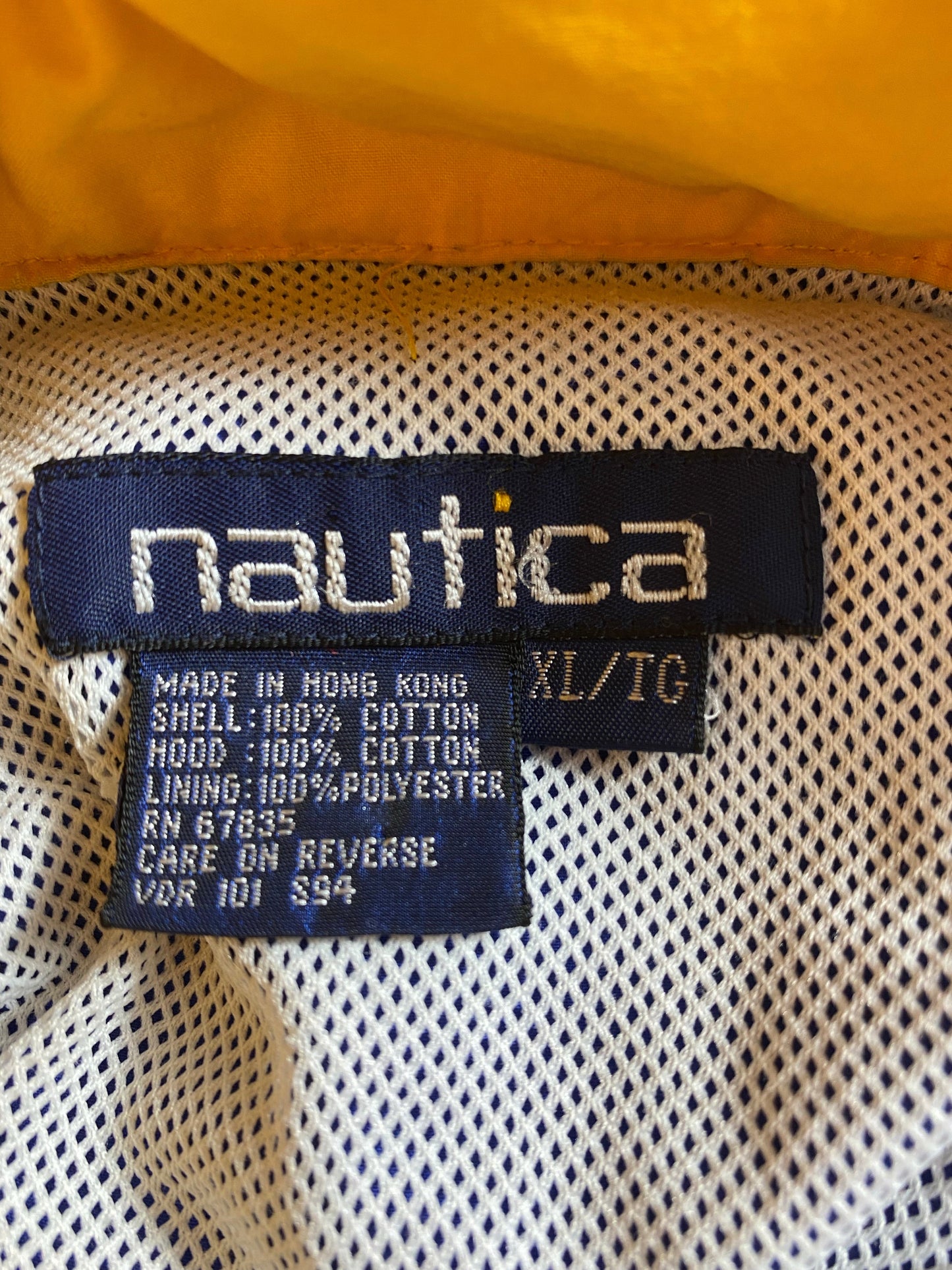 90’s NAUTICA Size XL Vintage Cotton Jacket / G4482N