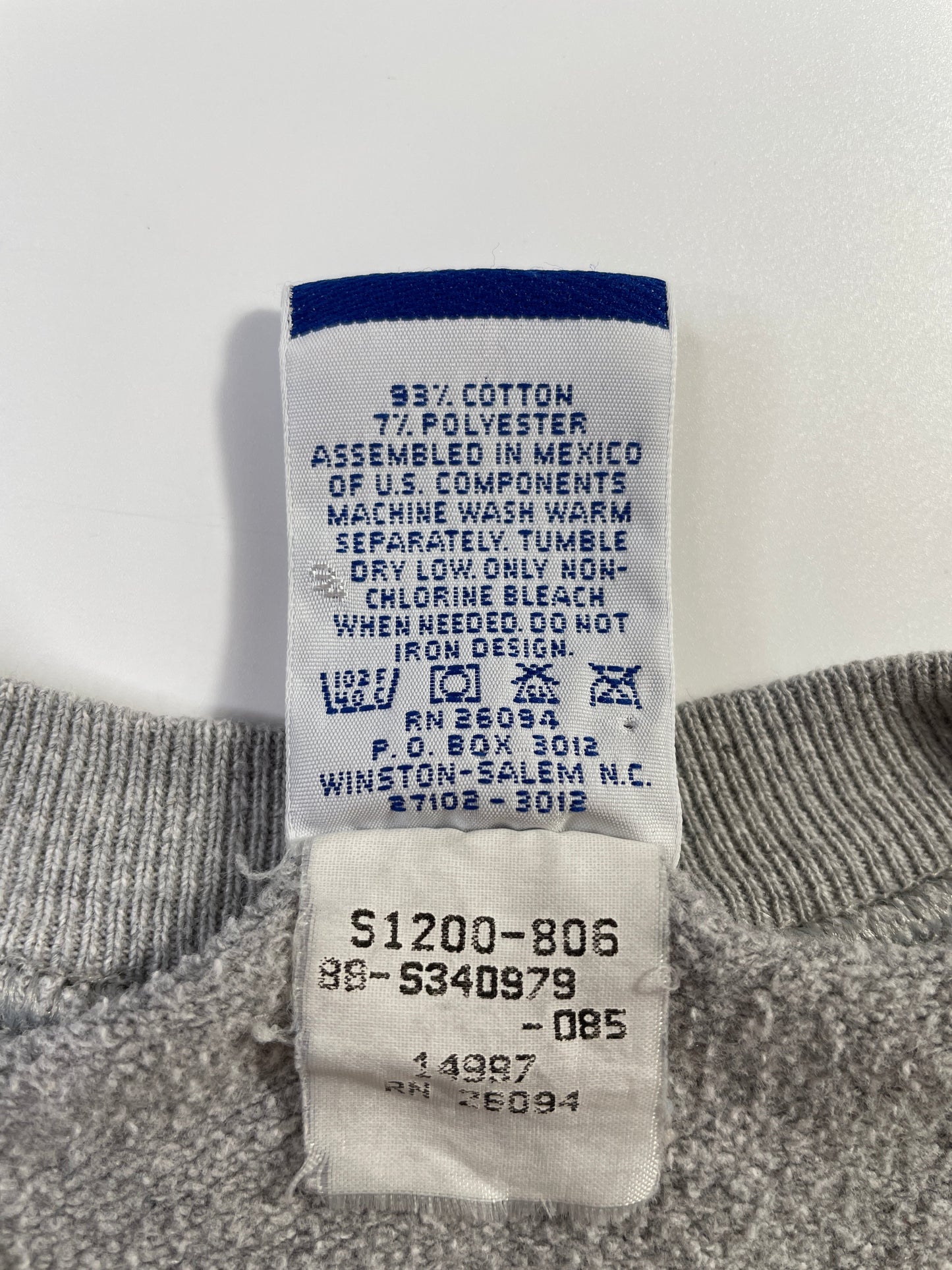 90’s CHAMPION x NOTRE DAME Size L Vintage College Sweat-shirt / F6452S