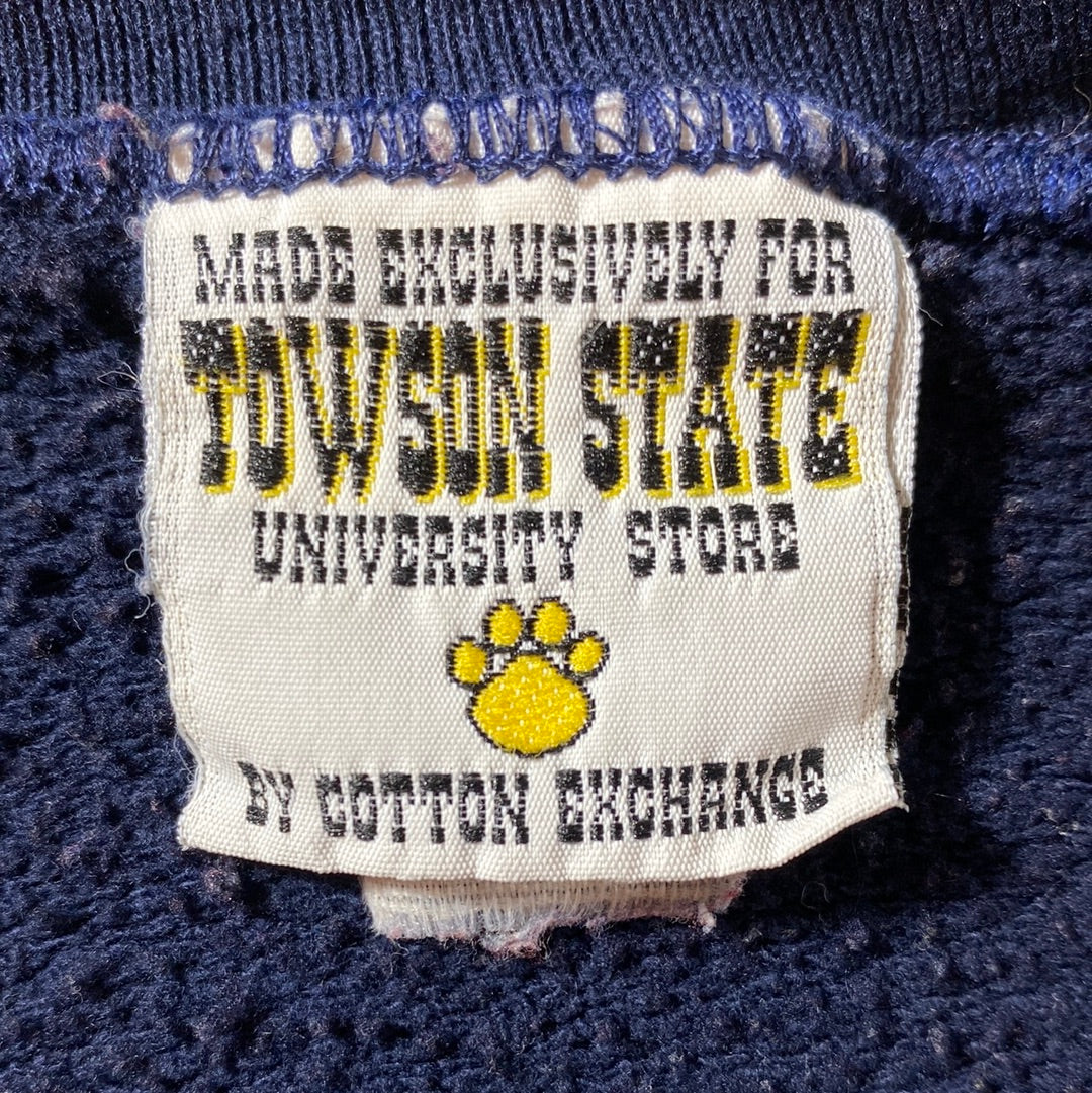 90’s TOWSON STATE Made in USA Approx. Size L Vintage College Sweat-shirt / F5588S