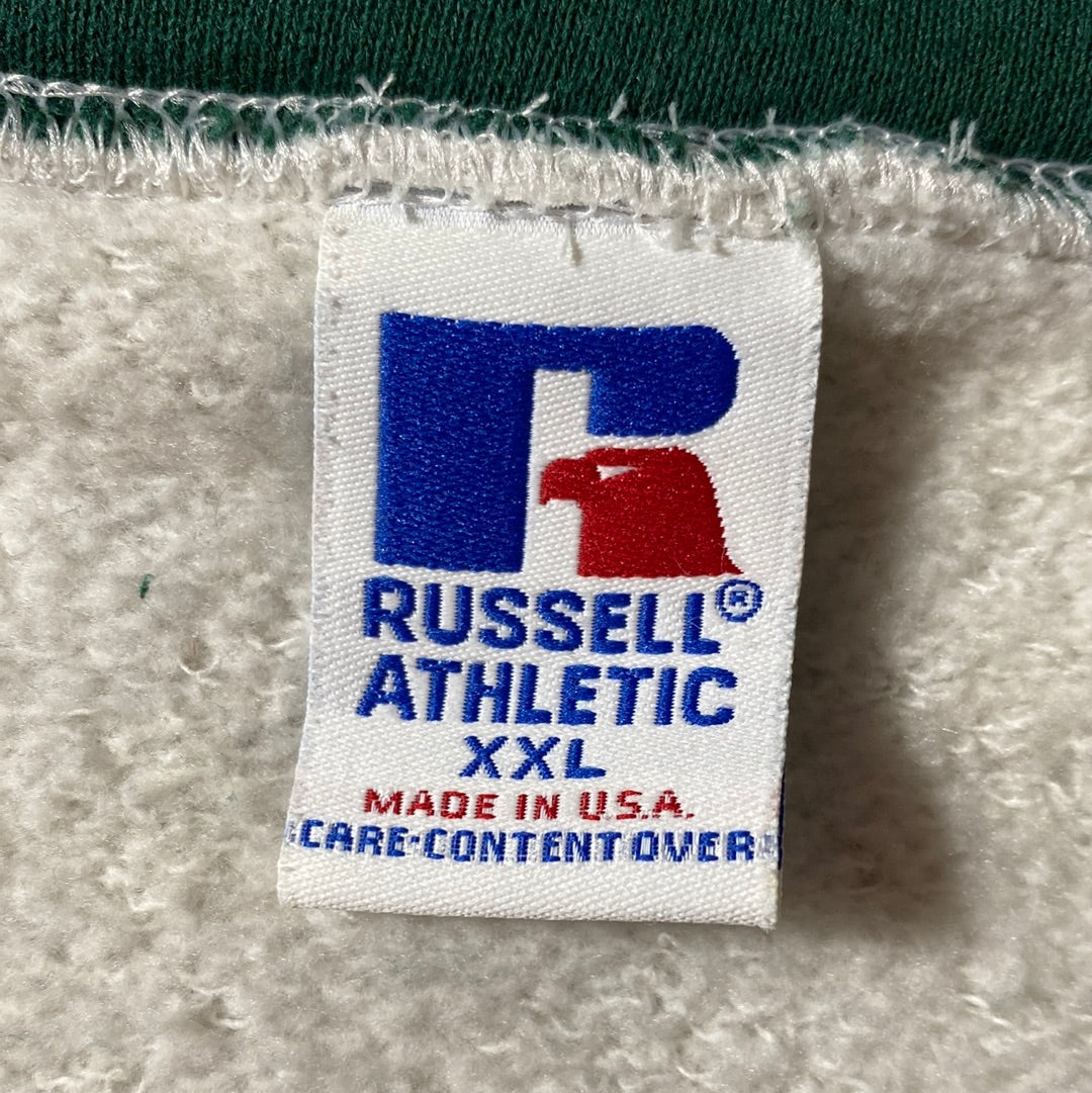 90’s RUSSELL Made in USA Size XXL Half Zip Sweat-shirt / E8131S
