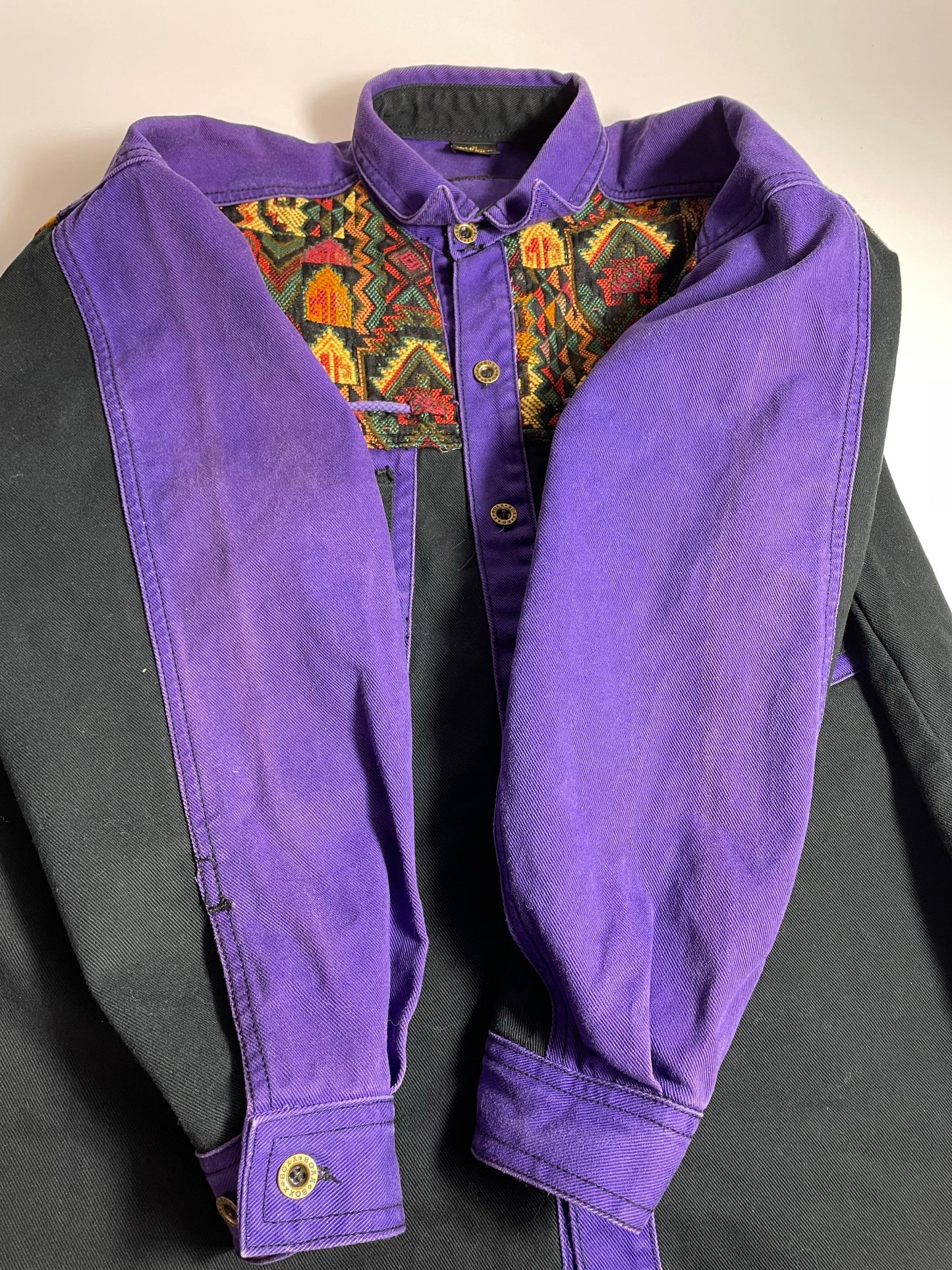 90's BOXX Size M Denim Shirt Jacket / F1828J