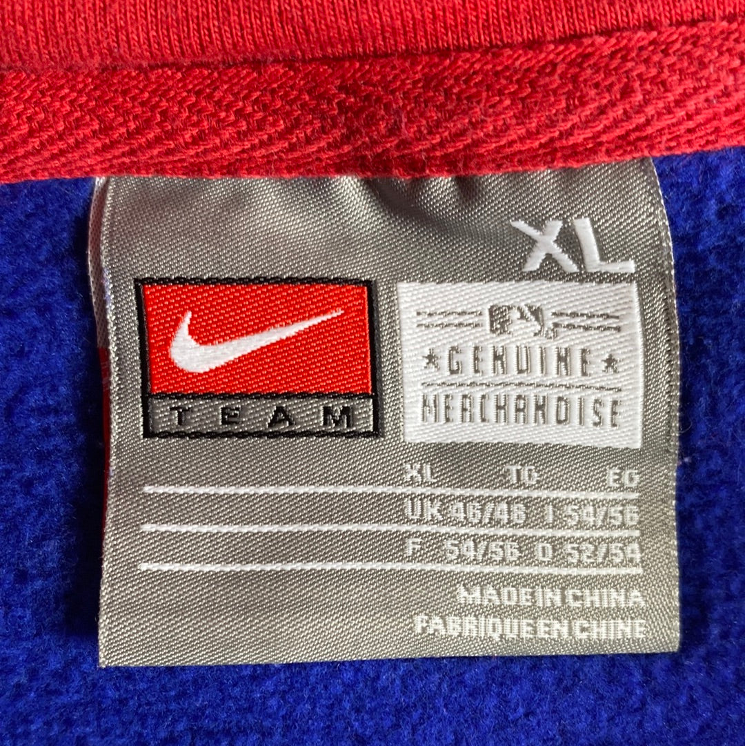 00' NIKE x CHICAGO BEARS Size XL Vintage College NFL Hoodie Sweat-Shirt / F7624S