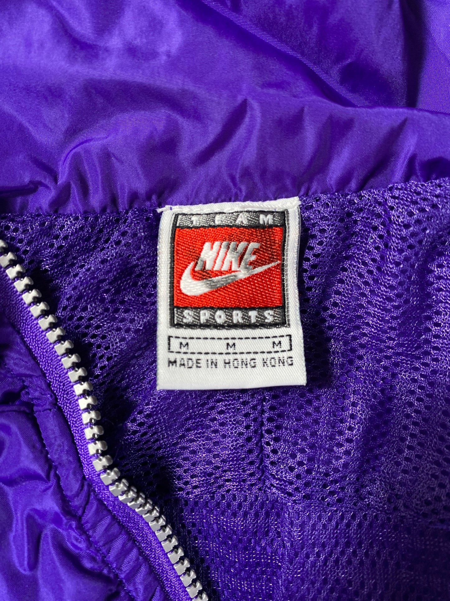 90’s NIKE X LSU Size M Vintage College Nylon Jacket / G5775N