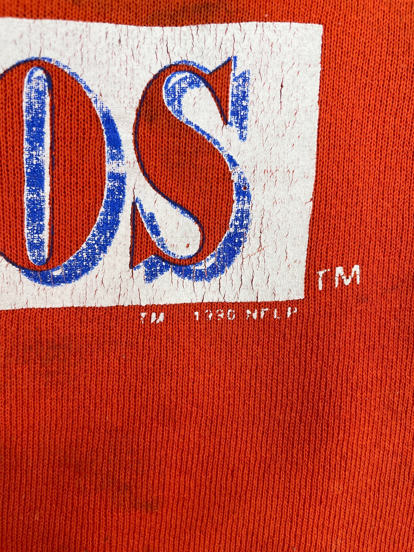 1990 DENVER BRONCOS Made in USA Size XL Vintage NFL Sweat-shirt / G4426S