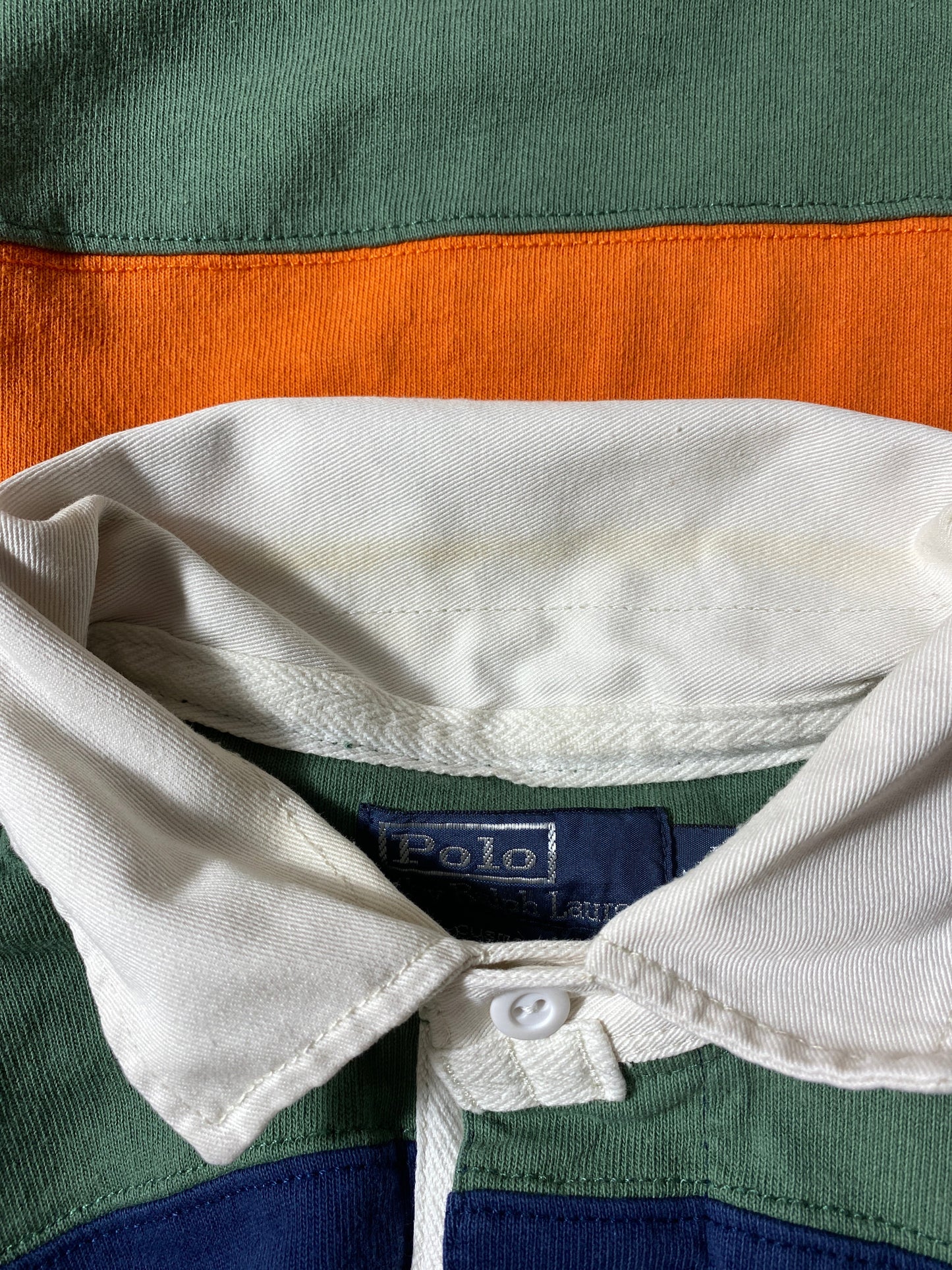 90’s POLO RALPH LAUREN Size L Vintage Rugby-Shirt / G1327R
