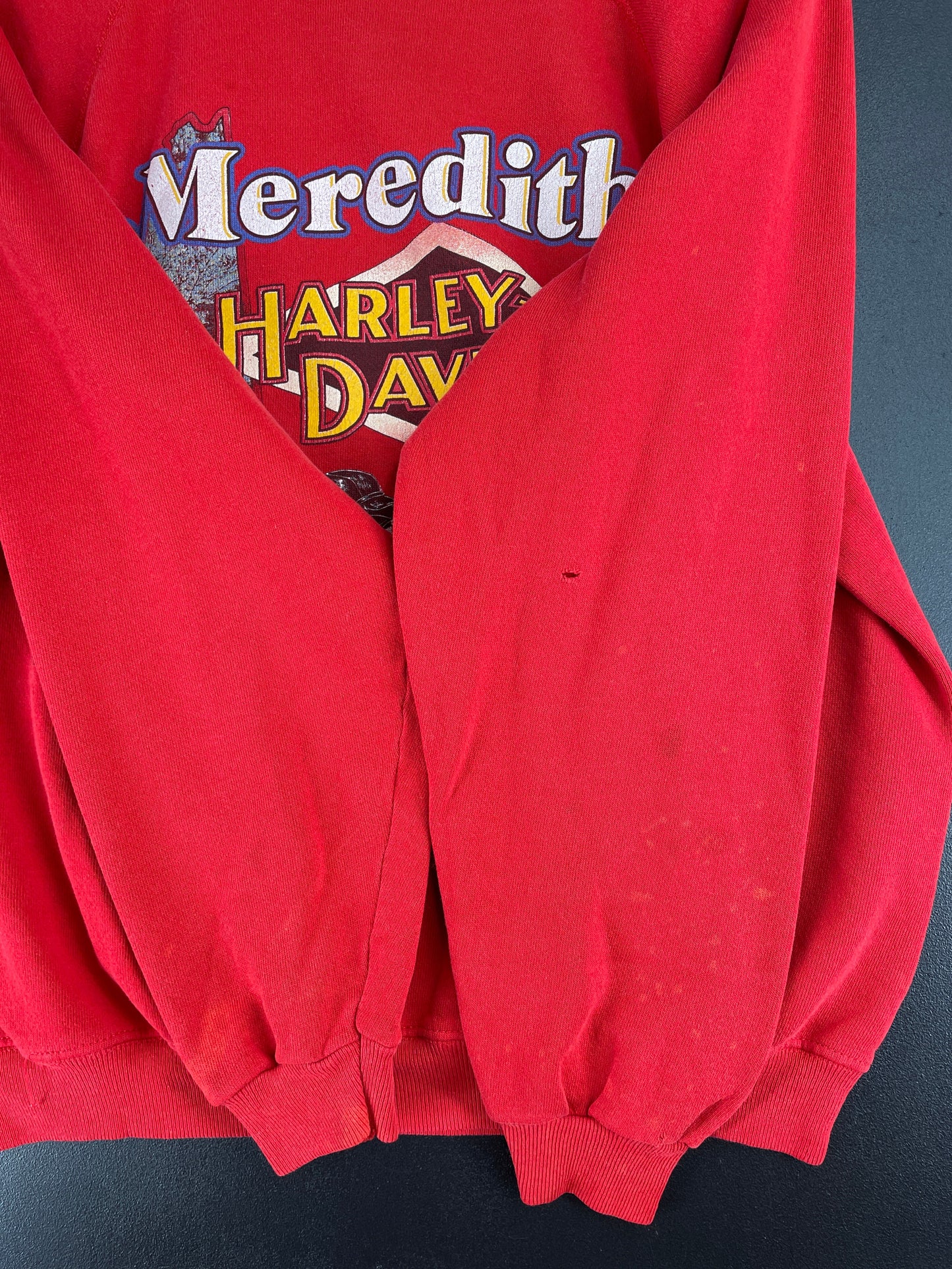 1990 HARLEY DAVIDSON Size Approx.L Vintage Sweat-Shirt / E9890S