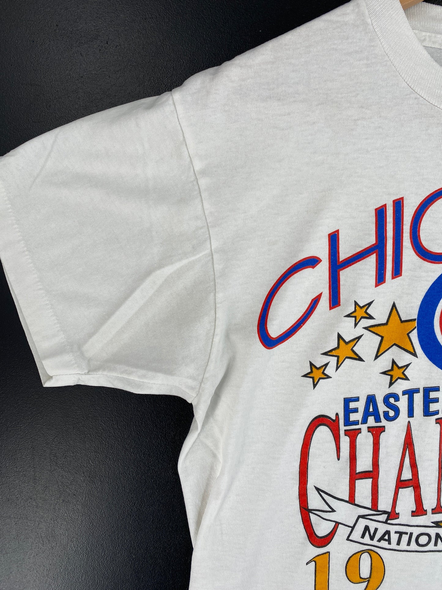 1989 CHICAGO CUBS Made in USA Size L Vintage MLB T-Shirt / G3500T