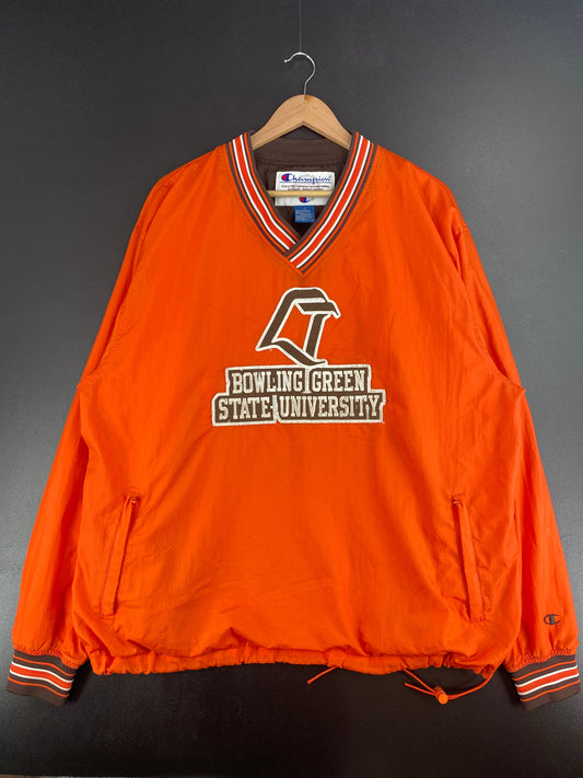 Vintage Champion x BOWLING GREEN STATE UNIVERSITY Size L Vintage College Nylon Pullover Jacket / G2658N