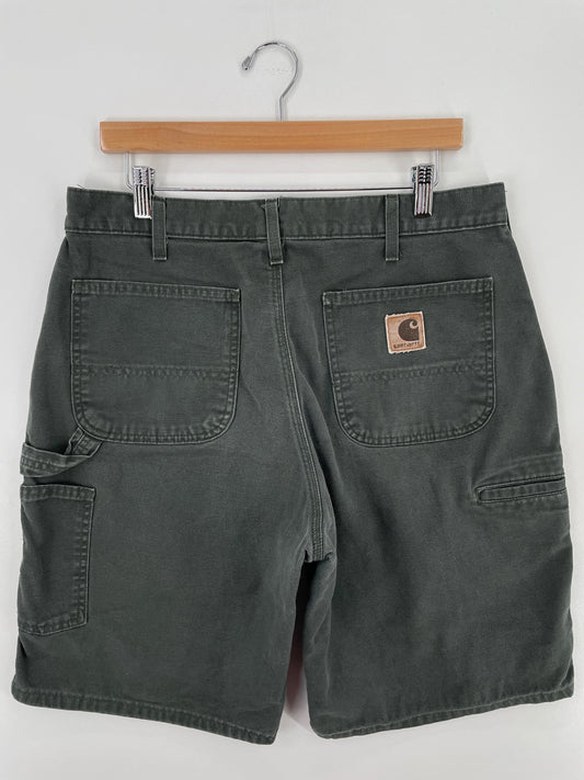 Vintage CARHARTT Size W34xL9.5 Duck Shorts / E8190P