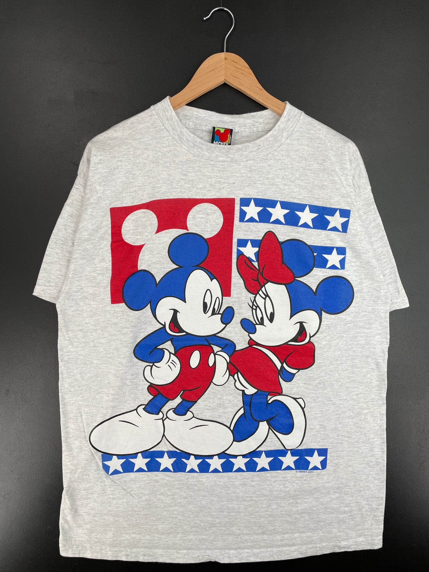 90's DISNEY MICKEY MINNIE Size Approx.L Vintage T-Shirt / G3140T