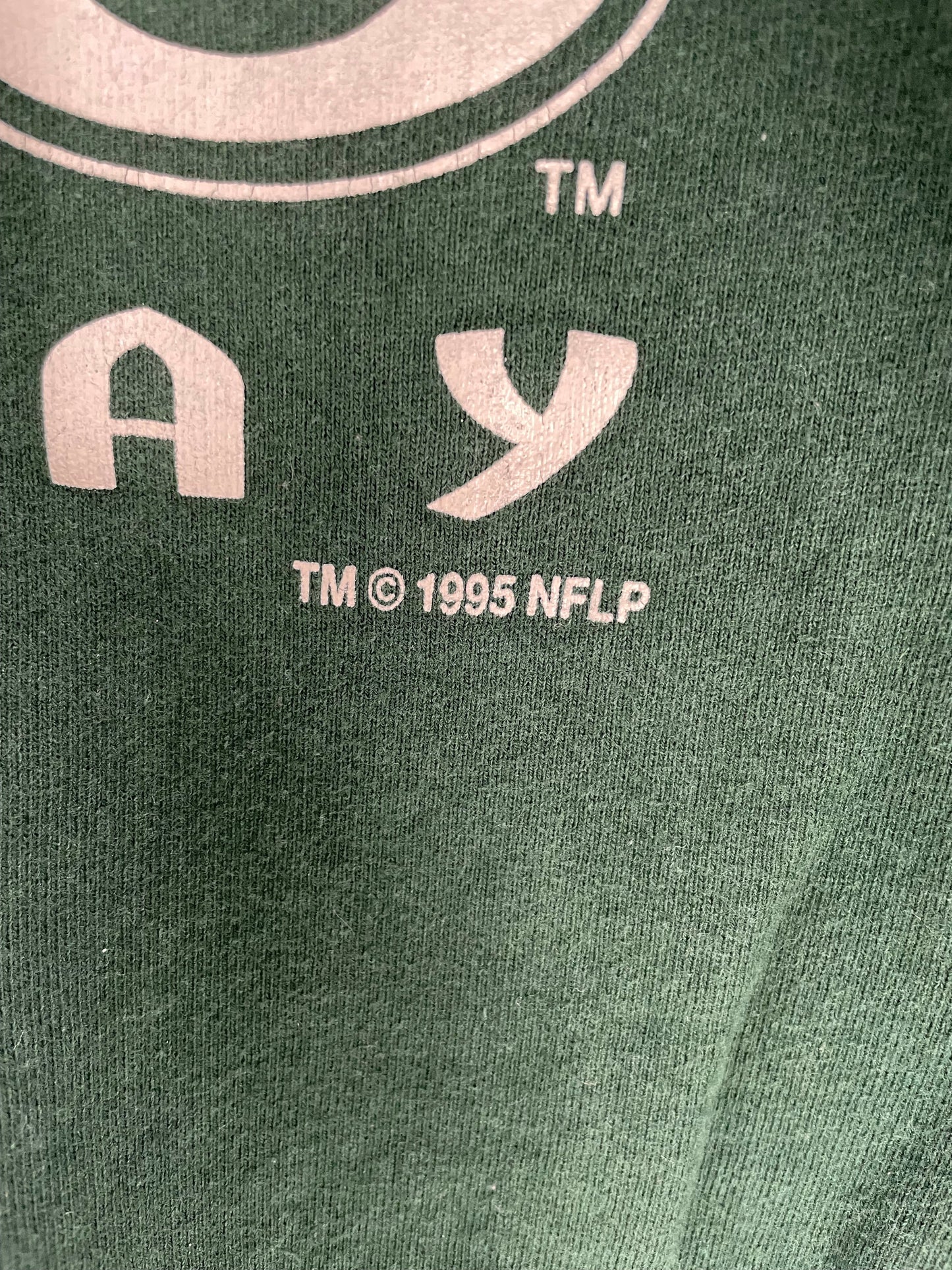 1995 GREEN BAY PACKERS Made in USA Size XL Vintage NFL Sweat-Shirt / G4423S