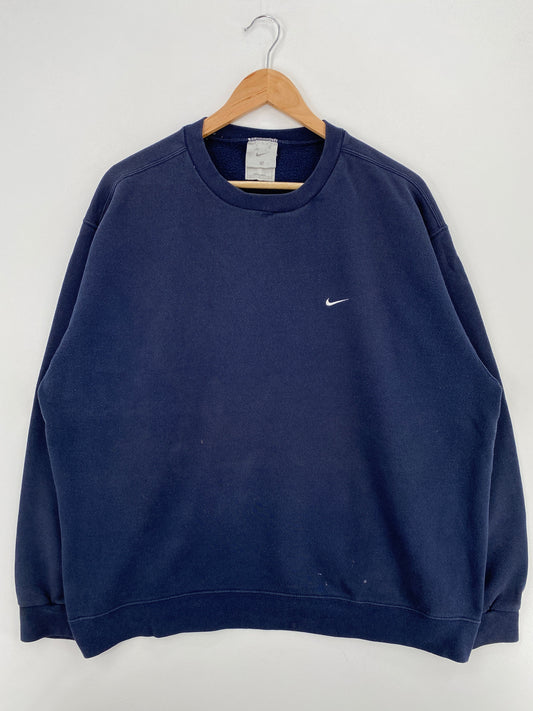 .90's NIKE MINI SWOOSH Size XL Vintage Sweat-Shirts / E8204S