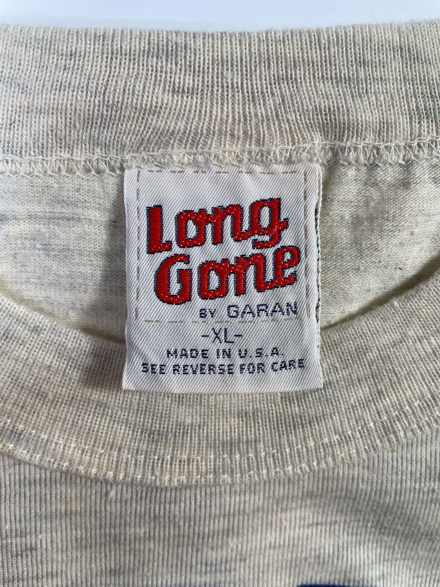 1990 NEW YORK GIANTS Made in USA Size XL Vintage Three quarter NFL T-shirt / E8072T