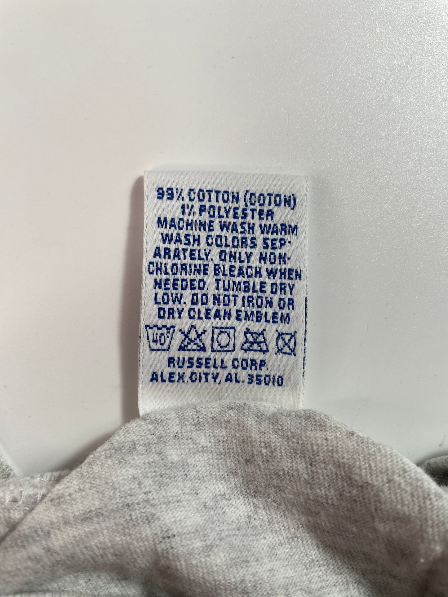 90's RUSSELL x MIAMI DOLPHINS Made in USA Size L Vintage NFL T-Shirt / F214T