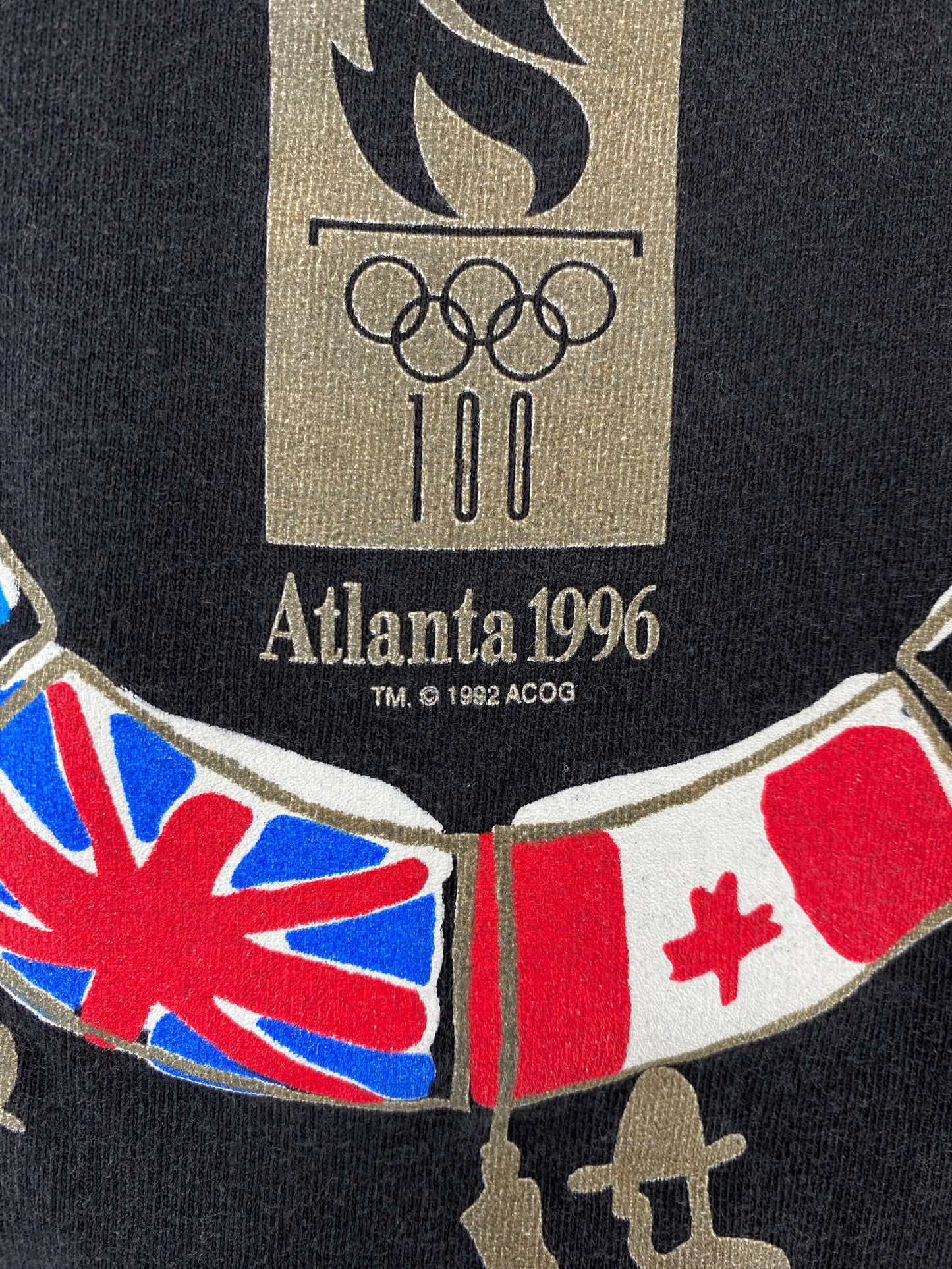 1996 ATLANTA OLYMPIC Size XXL Vintage T-shirt / G1047T