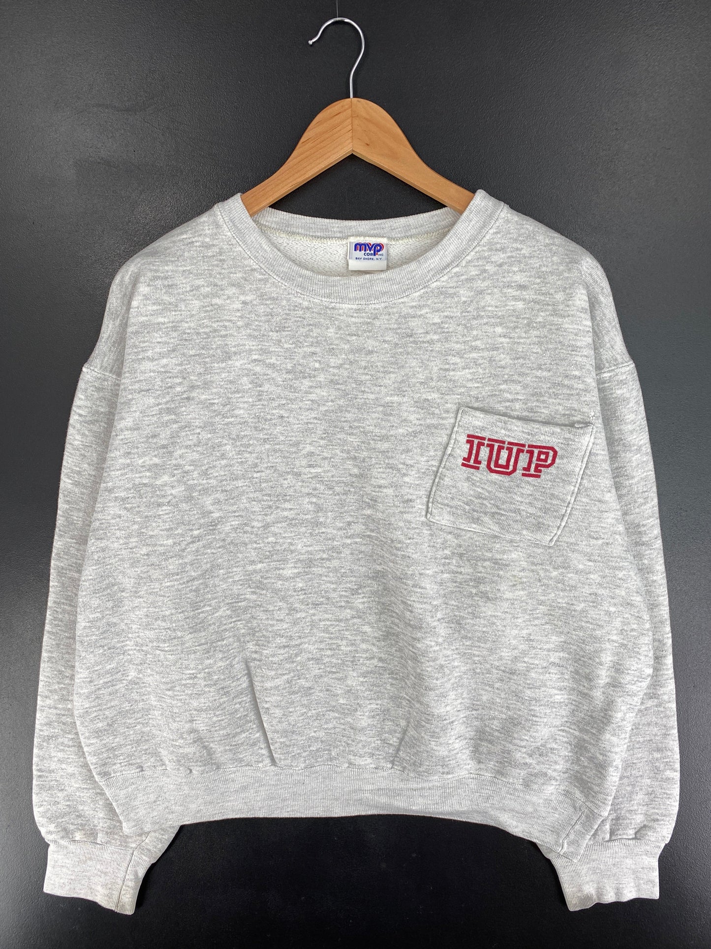 90's IUP Made in USA Size L Vintage College Sweat shirt / G2893S