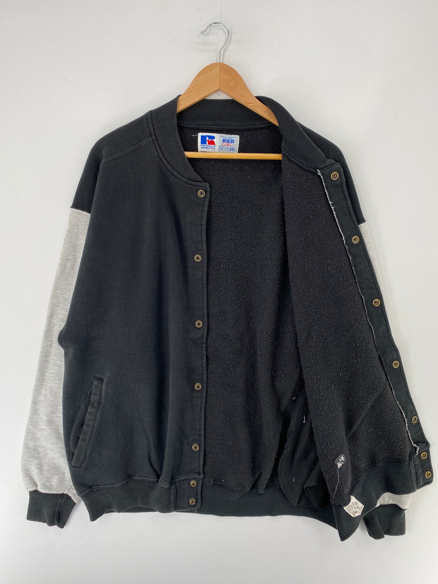 90's RUSSELL Made in USA Size XXL Vintage Sweat Jacket / F302S