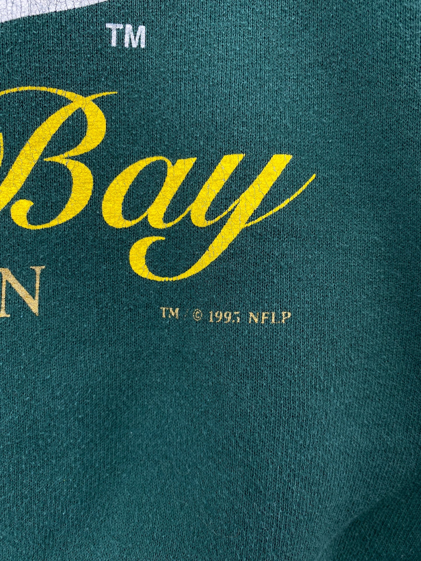 1995 GREEN BAY PACKERS Size L Vintage NFL Sweat - Shirt / F1818S